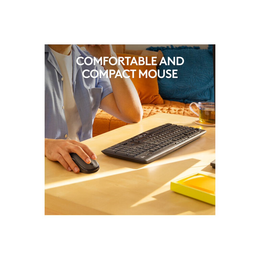 Logitech MK295 Silent Wireless Keyboard & Mouse Combo in Qatar Logitech MK295 Silent Wireless Keyboard & Mouse Combo in Qatar